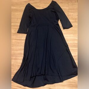 Source Unknown Midnight Blue Midi Dress